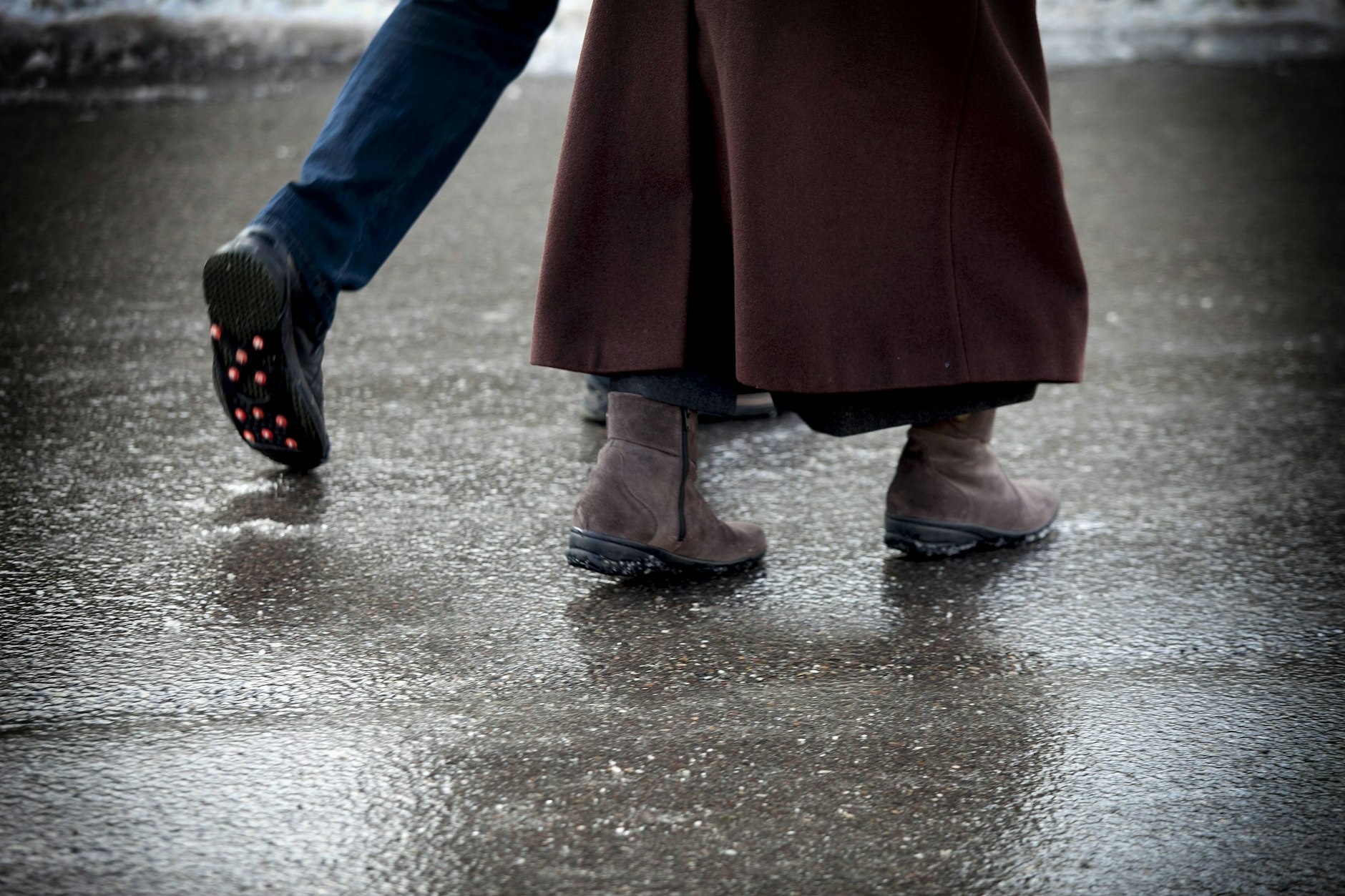 In Berlin wird es die nächsten Tagen sehr glatt auf den Straßen.