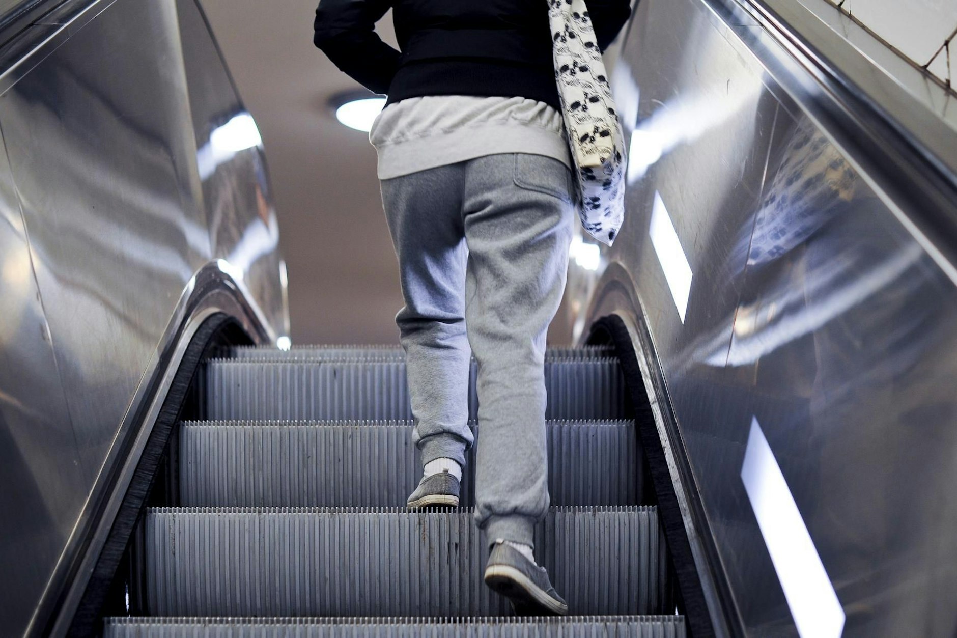 Jogginghosen begegnen einem überall im Stadtbild