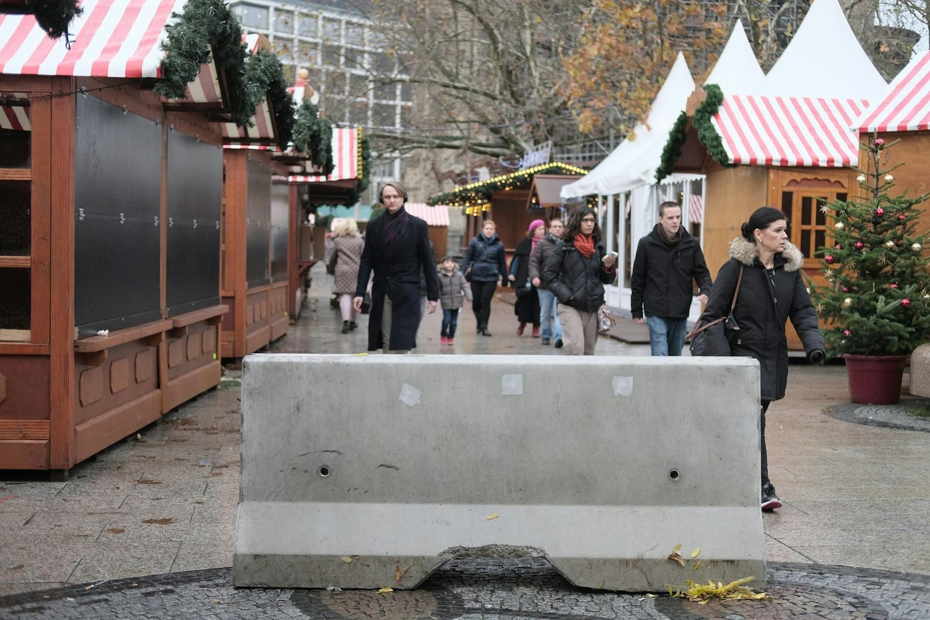 Poller am Weihnachtsmarkt