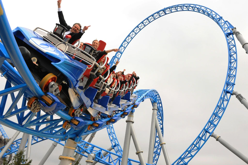 Wie auf einer Achterbahn sausen die Temperaturen rauf und runter.