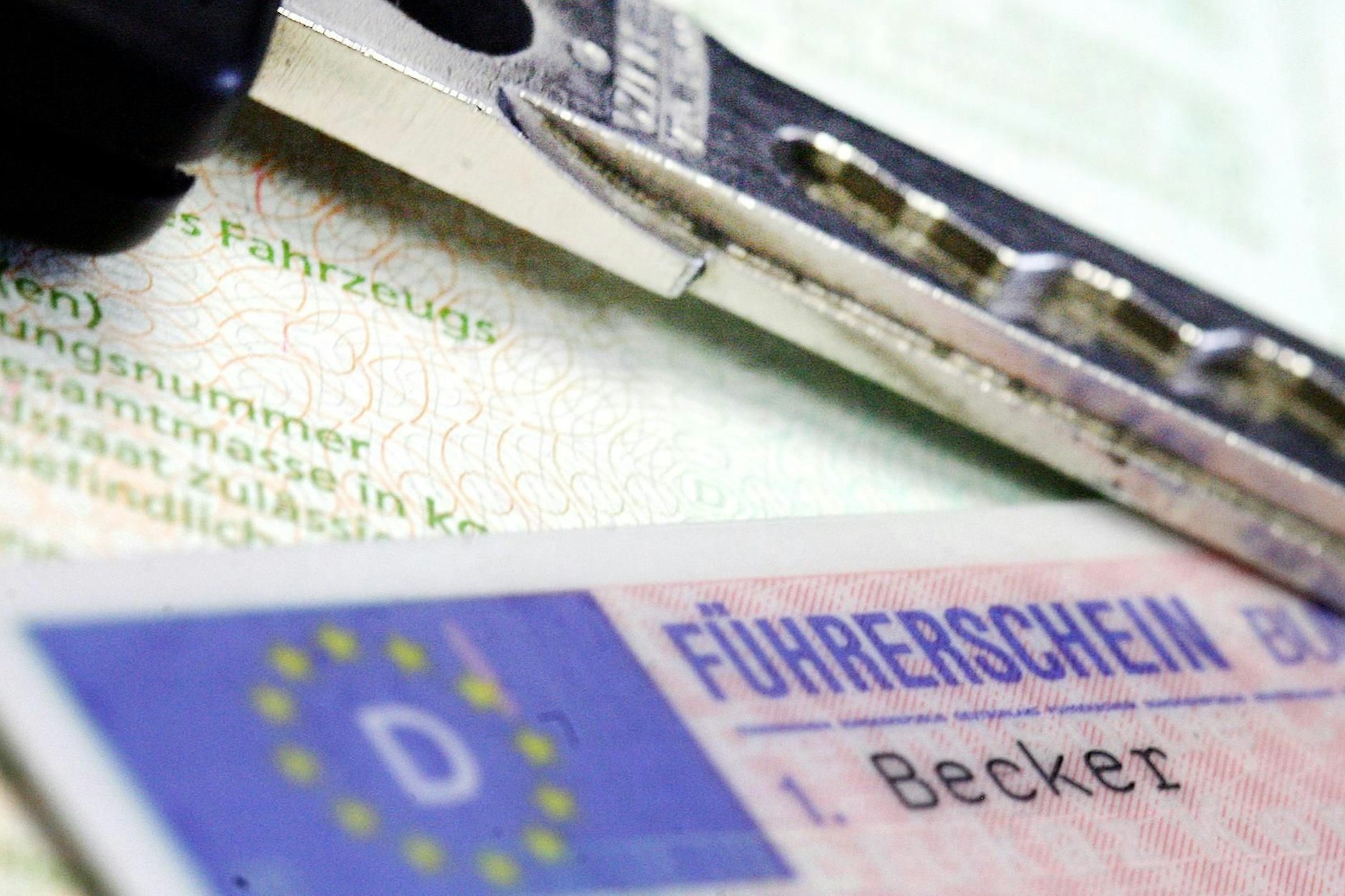 Wenn's klemmt beim Führerschein.