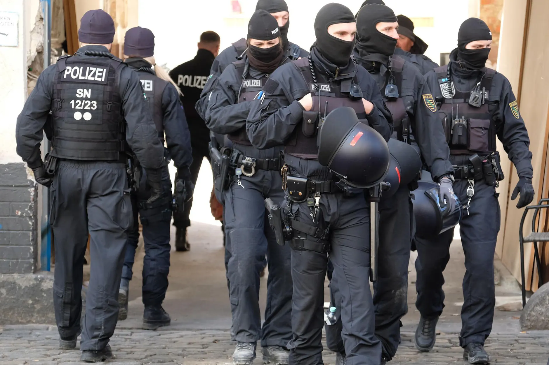 In Berlin findet aktuell eine Razzia gegen eine linksextreme Gruppe statt. (Archivbild)