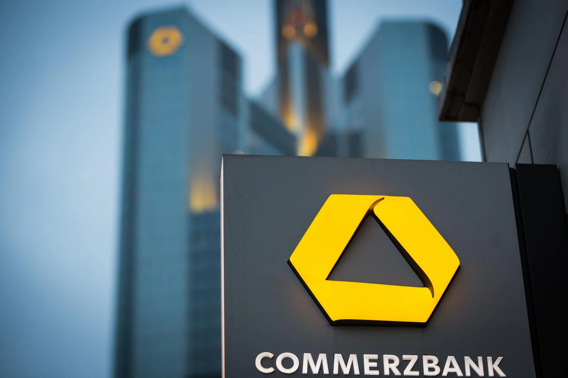 Die Commerzbank in Frankfurt