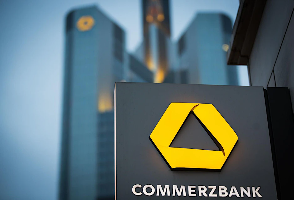Die Commerzbank in Frankfurt