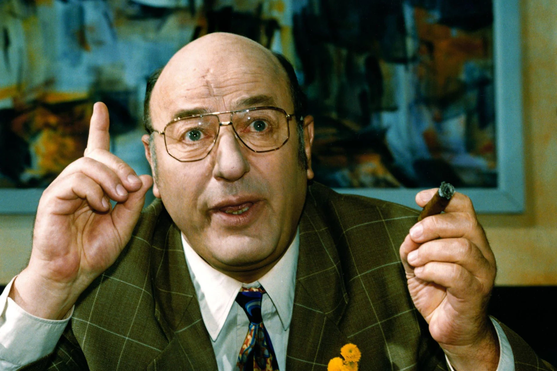 Schauspieler Manfred Krug spielt in „Daniel Druskat“ Stephan.