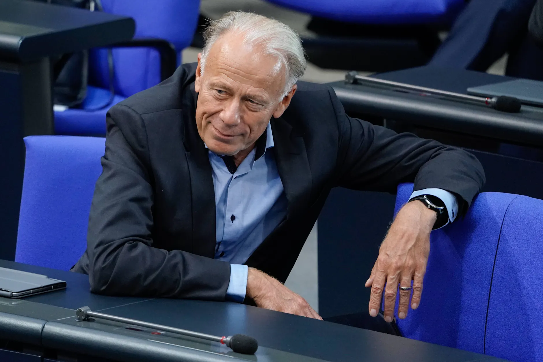 Jürgern Trittin (Grüne) im Bundestag