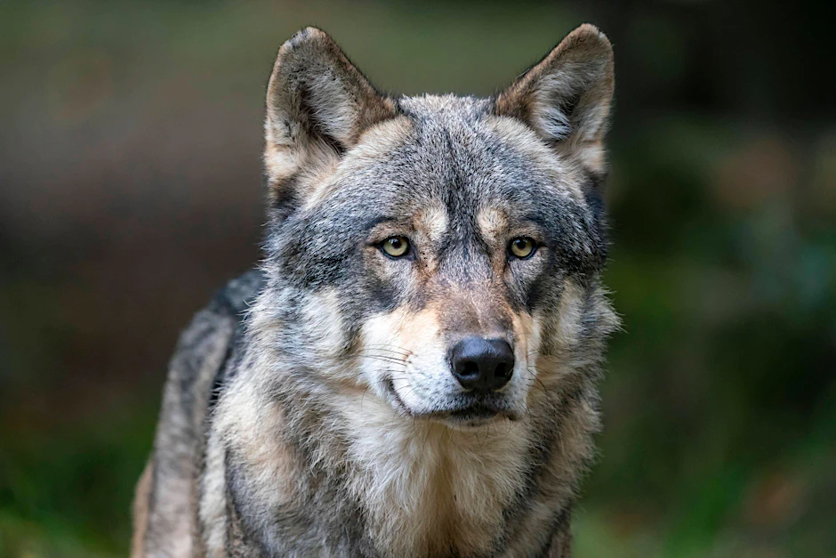 Der Europäische Wolf (canis lupus) wurde in Deutschland ausgerottet.