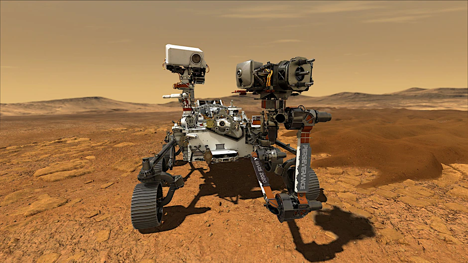 Der Nasa-Rover «Perseverance» ist auf der Marsoberfläche im Einsatz.