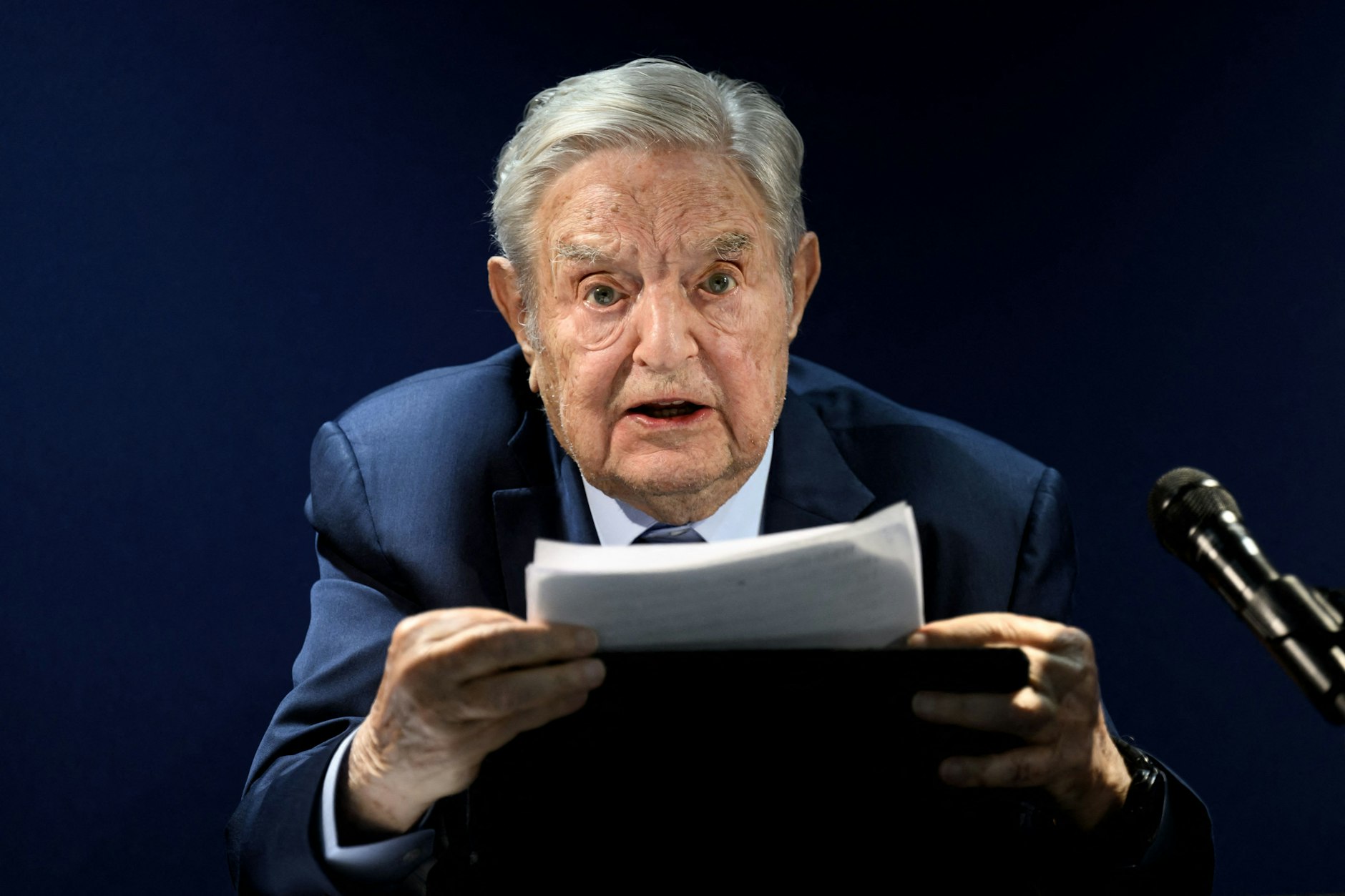 Soros bei einem Auftritt