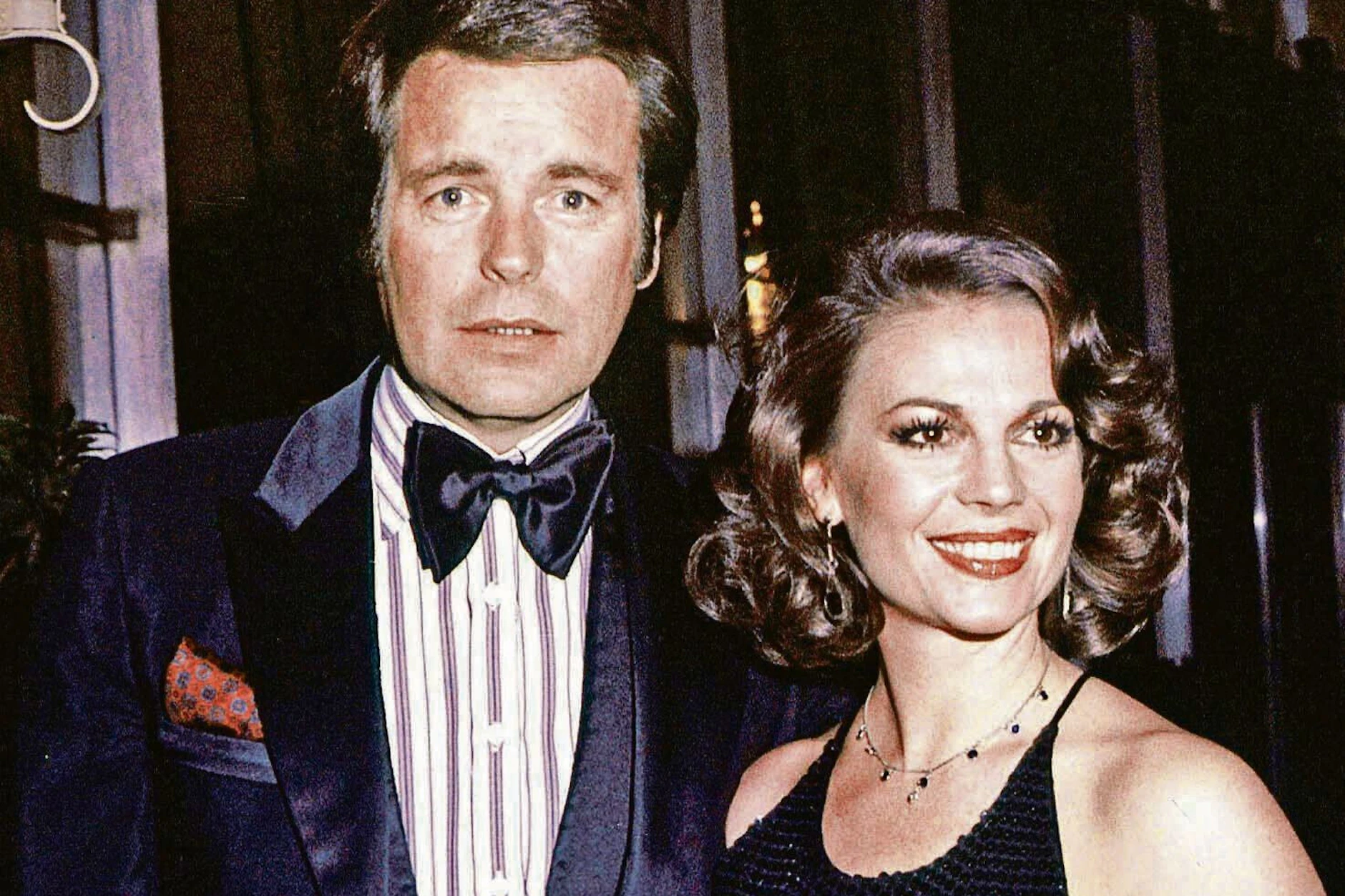 Natalie Wood und ihr Ehemann Robert Wagner. Die Schauspielerin starb 1981 bei einem Bootsausflug.