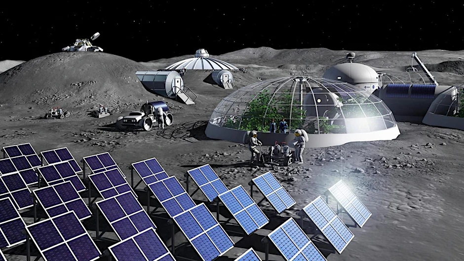 So soll es 2033 aussehen, das Artemis Base Camp der Nasa.