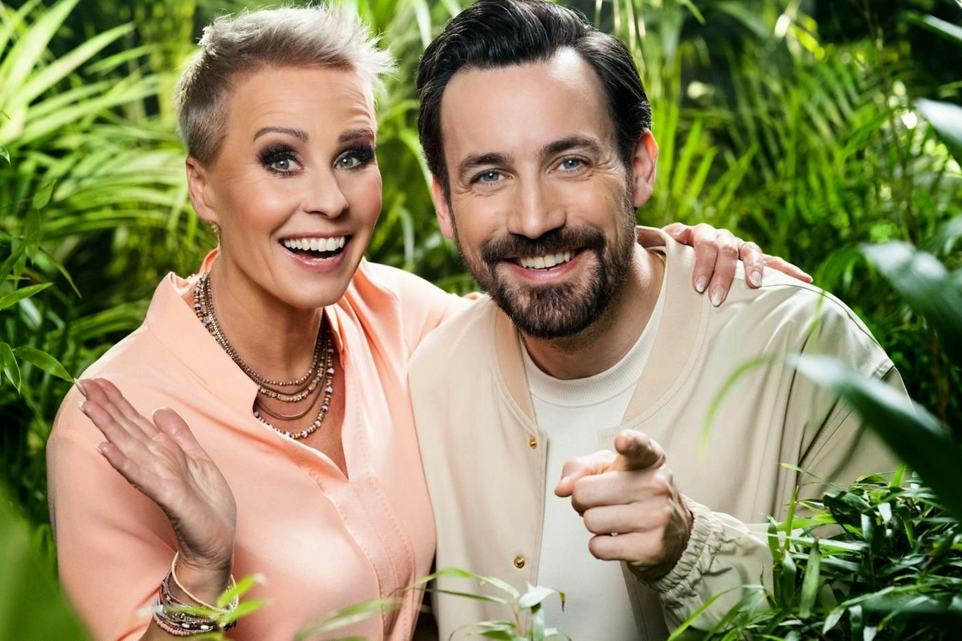 Die beiden Dschungelcamp-Moderatoren Sonja Zietlow und Jan Köppen.