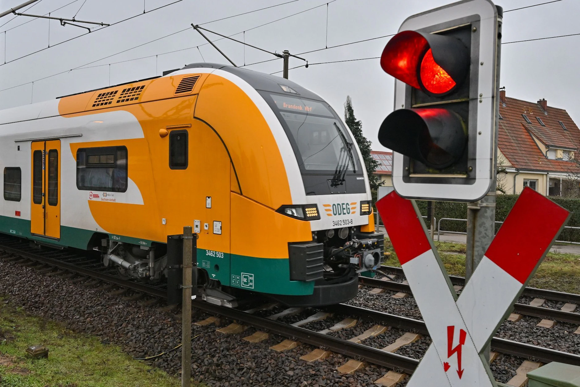 Die ODEG-Bahn verbindet seit 2022 Magdeburg mit Frankfurt (Oder).
