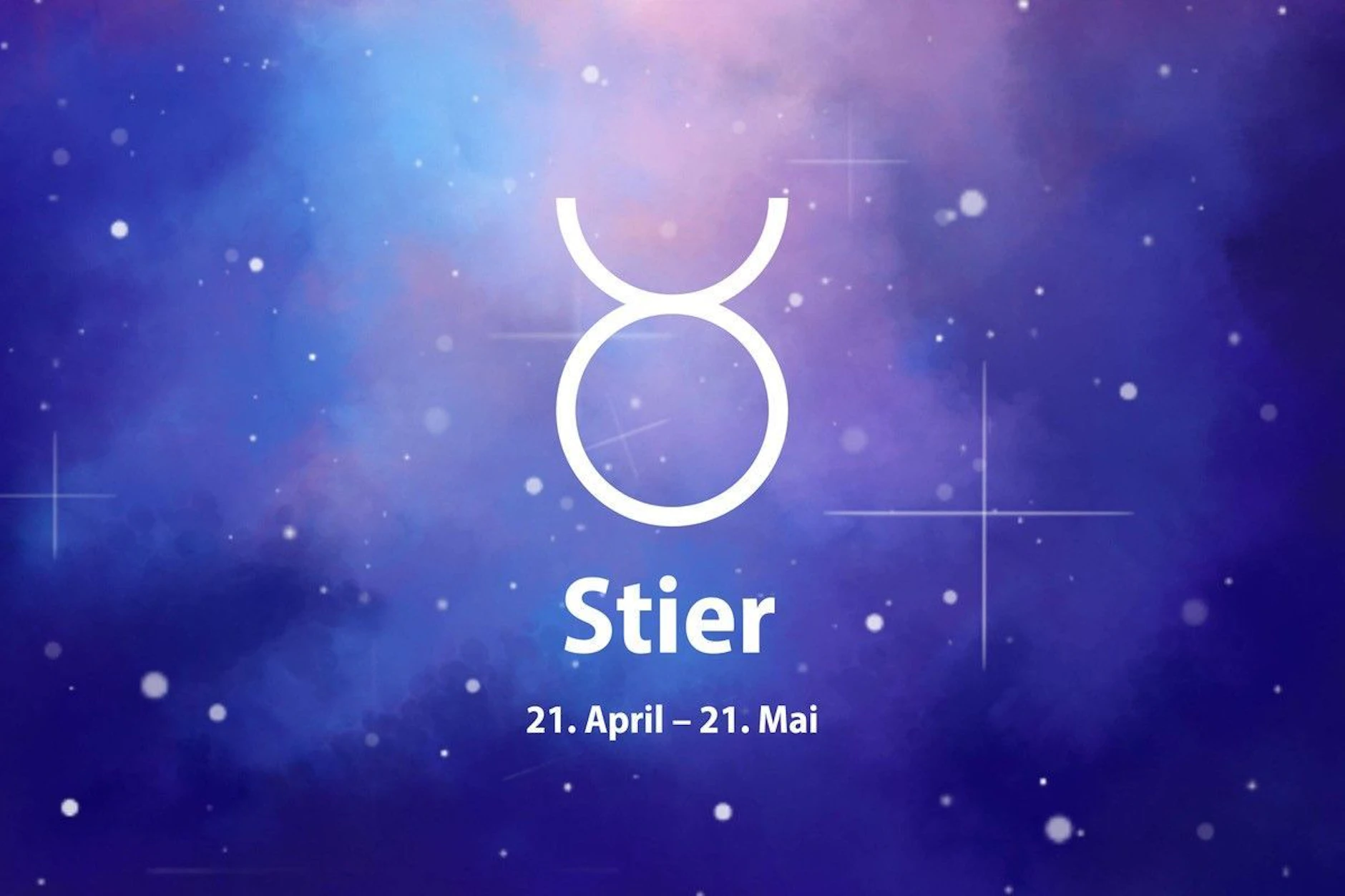 Zum Sternzeichen Stier gehören alle, die zwischen dem 20. April und dem 20. Mai geboren wurden.
