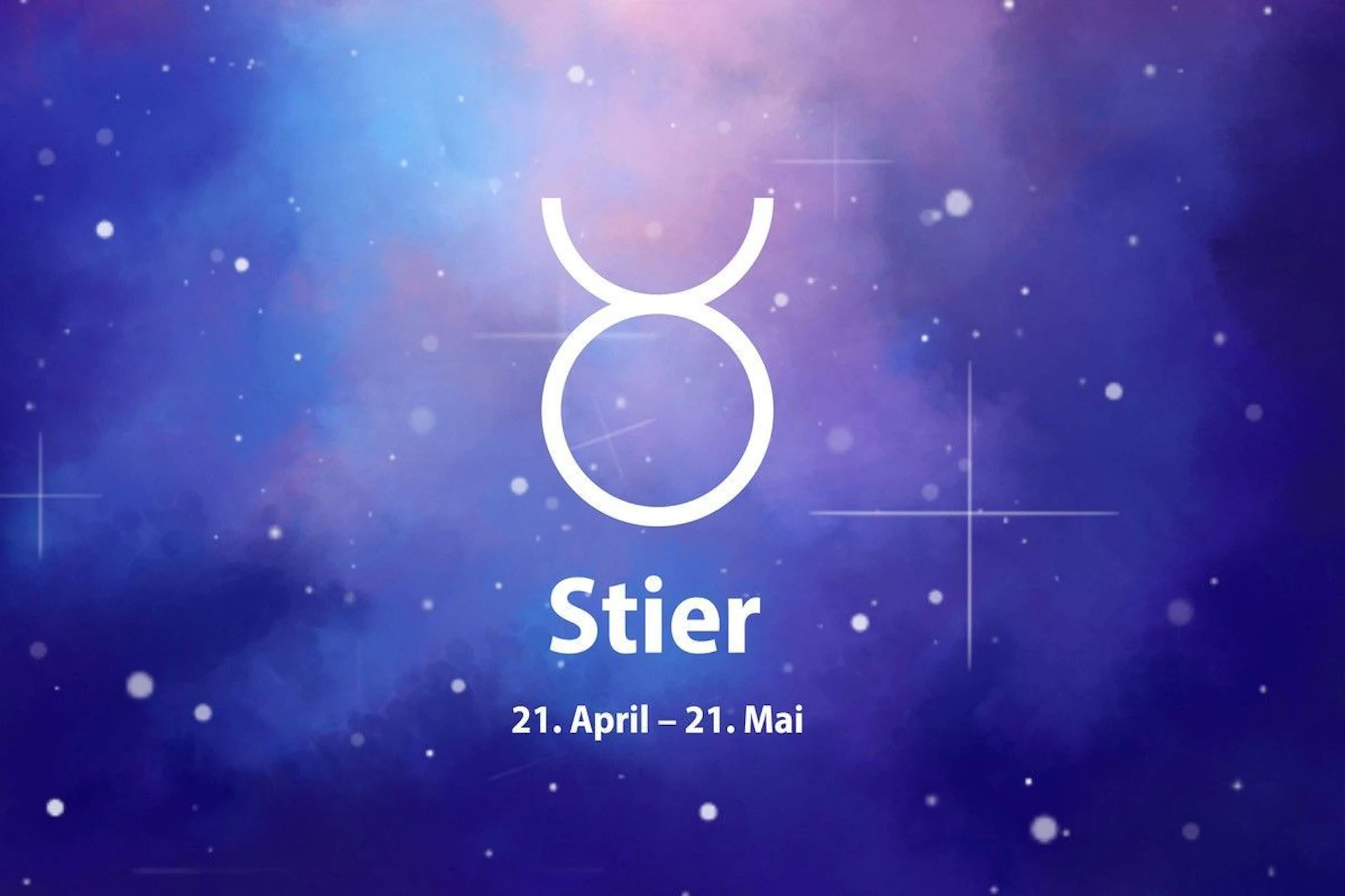 Zum Sternzeichen Stier gehören alle, die zwischen dem 20. April und dem 20. Mai geboren wurden.
