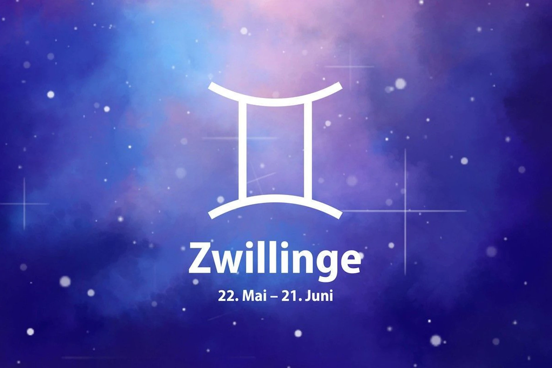 Zwillinge sind alle, die zwischen dem 22. Mai und dem 21. Juni geboren wurden.