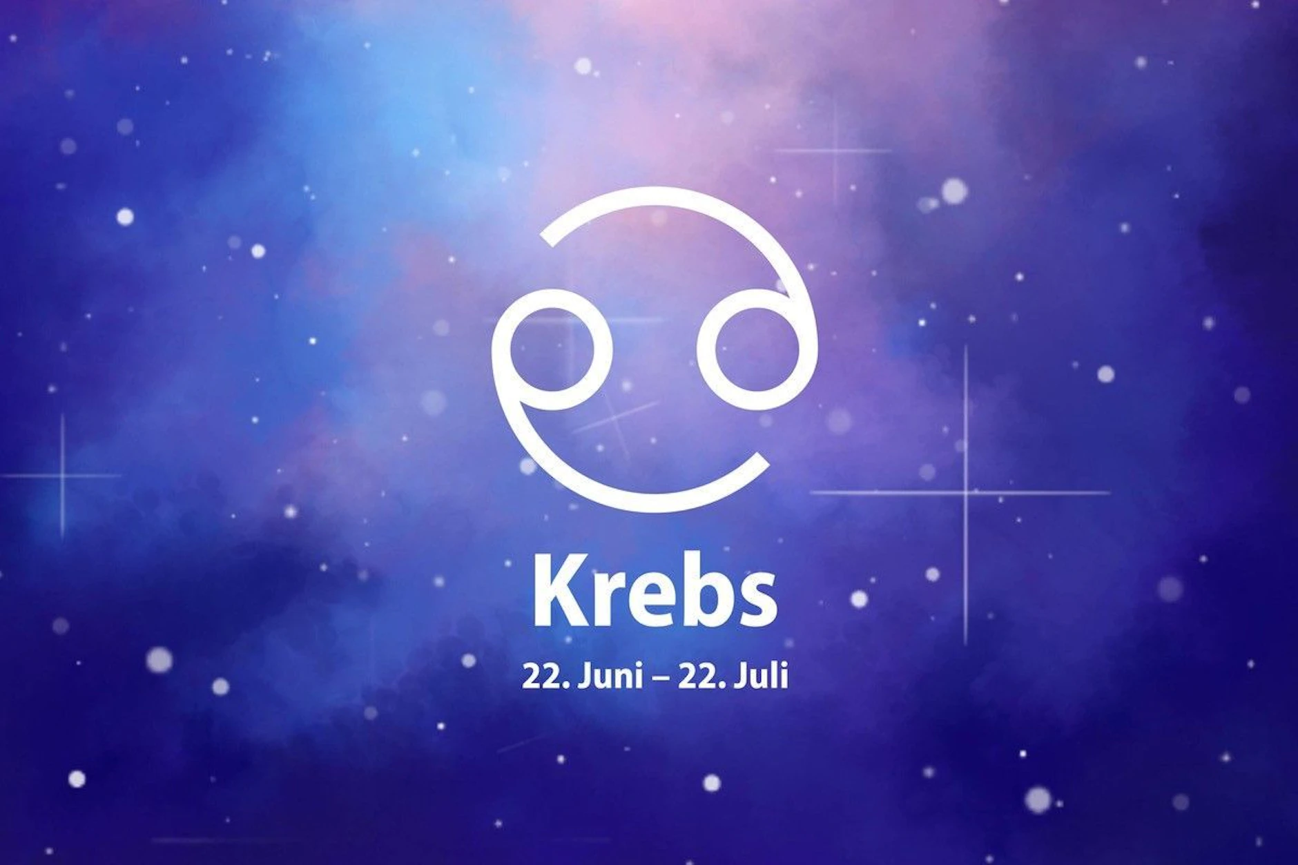 Zum Sternzeichen Krebs gehören alle, die zwischen dem 21. Juni und dem 22. Juli geboren wurden.