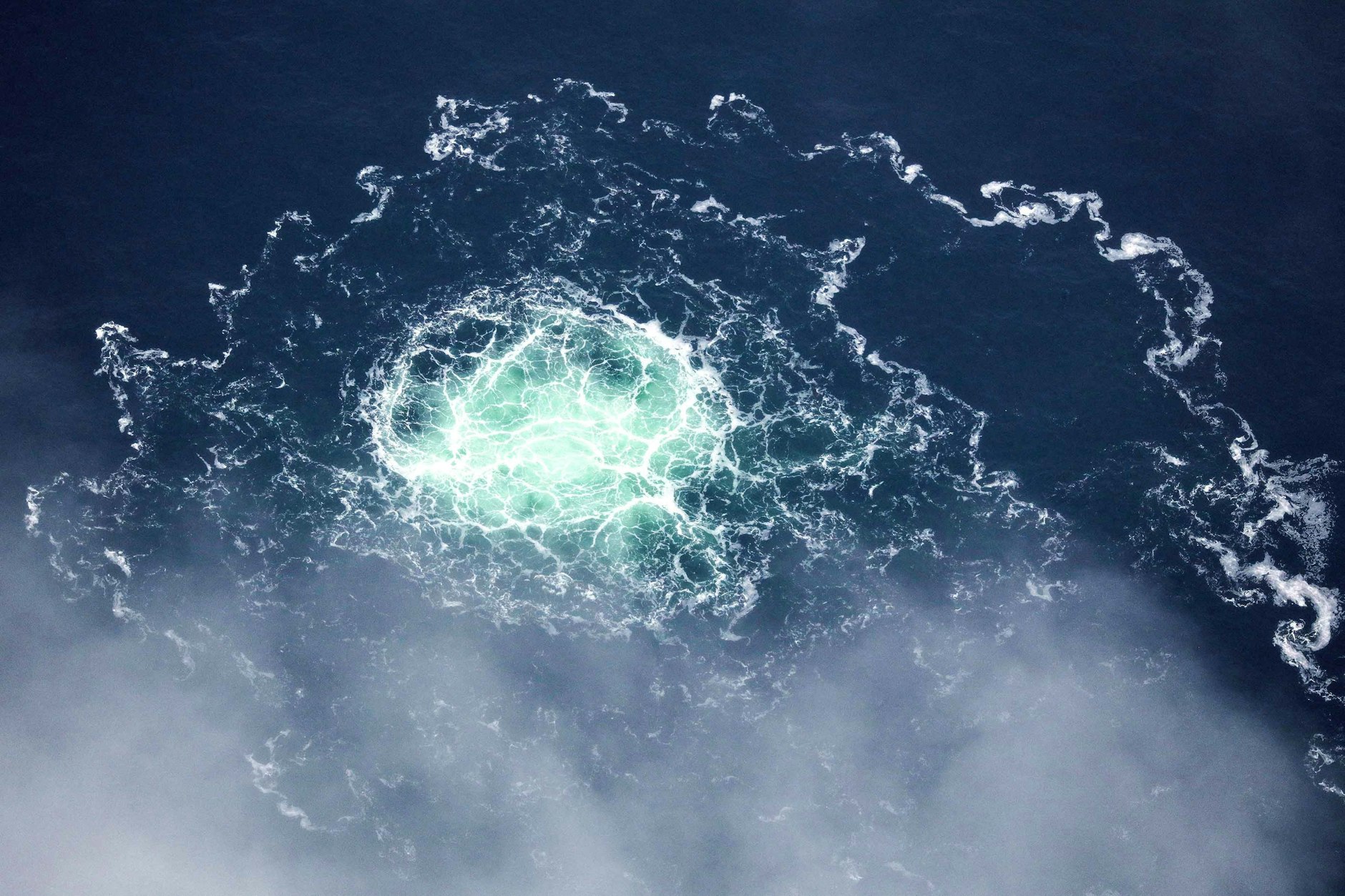 Das Nord-Stream-Leck.