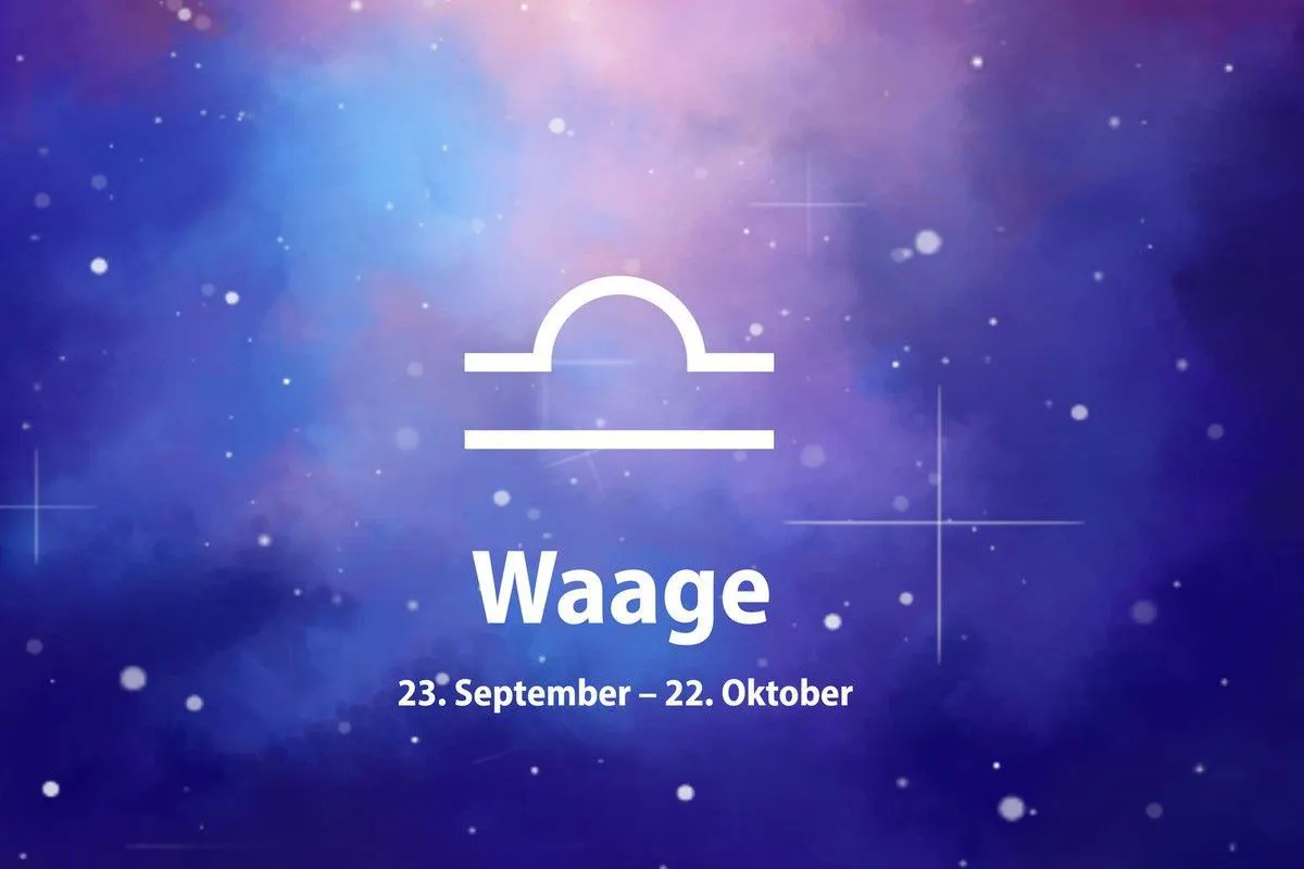 Zum Sternzeichen Waage gehören alle, die zwischen dem 23. September und dem 22. Oktober geboren wurden.