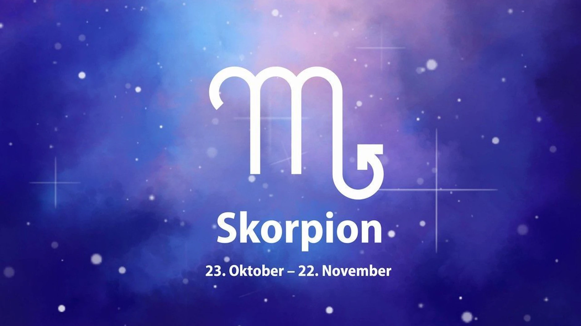 Zum Sternzeichen Skorpion gehören alle, die zwischen dem 23. Oktober und dem 21. November geboren wurden.