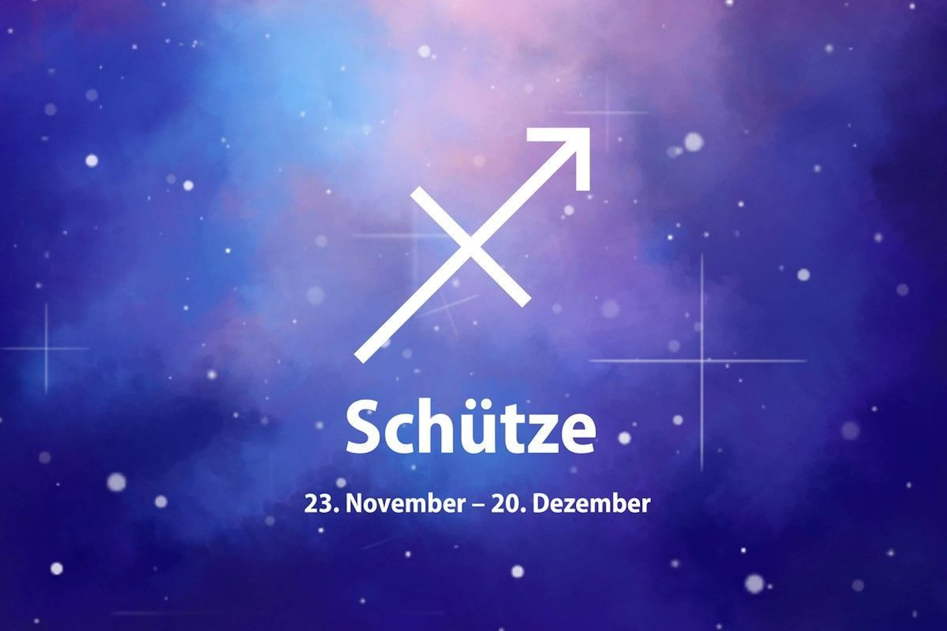 Zum Sternzeichen Schütze gehören alle, die zwischen dem 23. November und dem 20. Dezember geboren wurden.