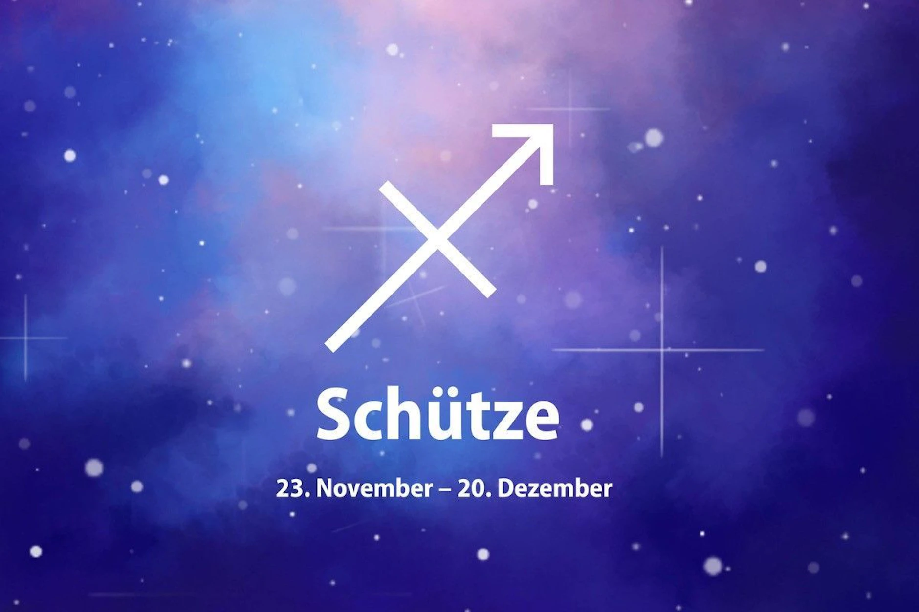 Zum Sternzeichen Schützen gehören alle, die zwischen dem 22. November und dem 21. Dezember geboren wurden. 