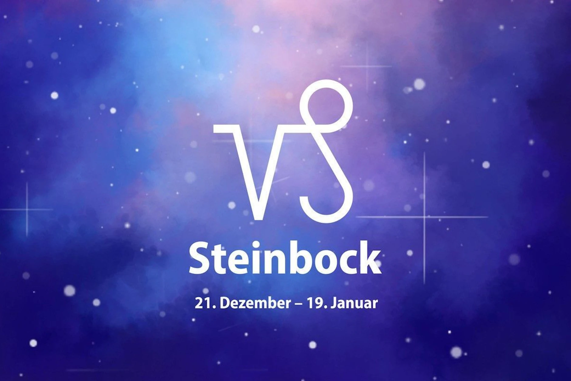 Zum Sternzeichen Steinbock gehören allen, die zwischen dem 22. Dezember und dem 19. Januar geboren wurden.