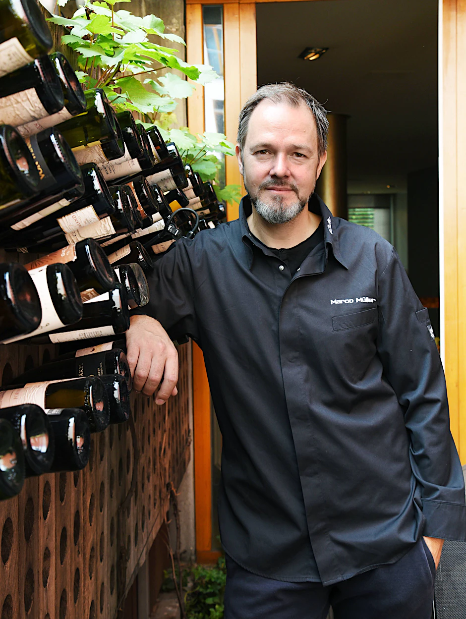 Marco Müller ist der Küchenchef in der Weinbar Rutz.