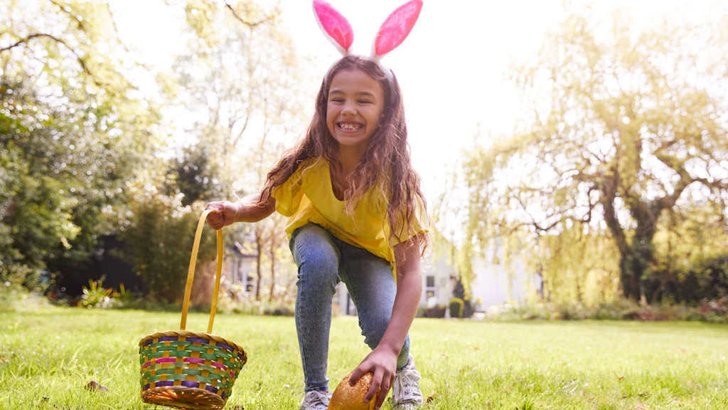Die Kinder freuen sich schon:  Am Sonntag werden wieder Ostereier gesucht.