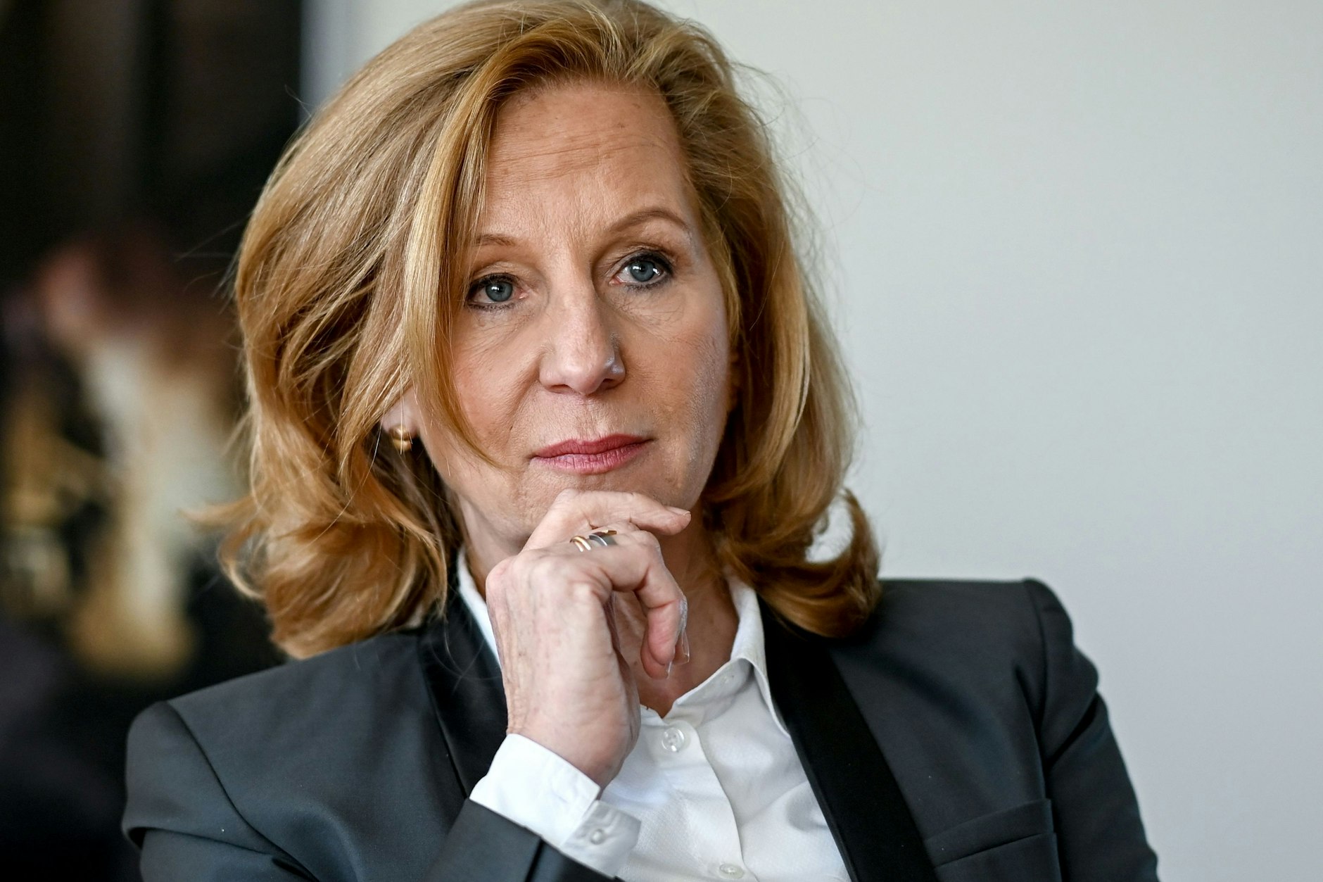 Patricia Schlesinger, damals RBB-Intendantin, bei einem Interview