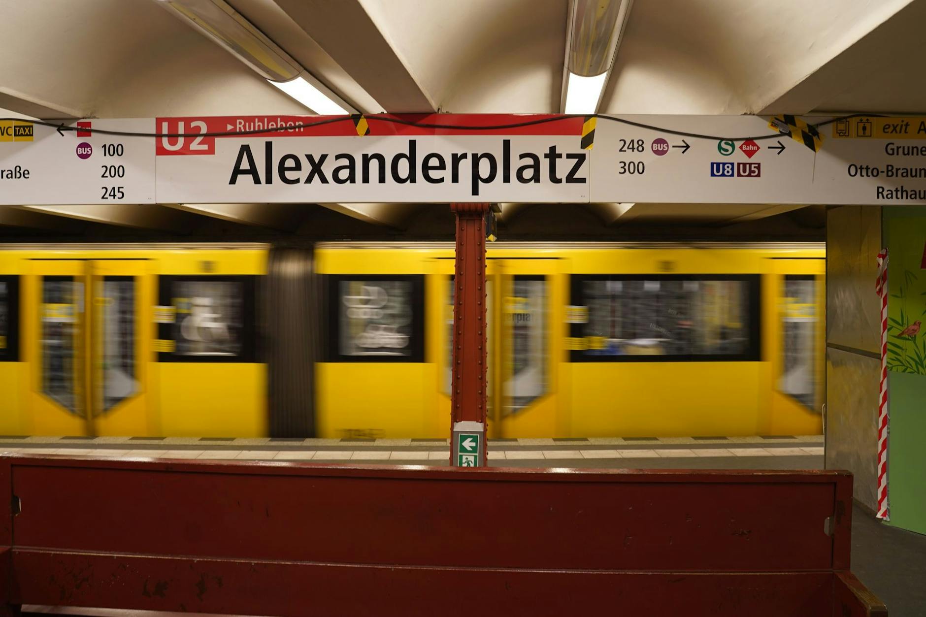 Die U2 wird im Herbst zwischen Senefelderplatz und Stadtmitte unterbrochen.