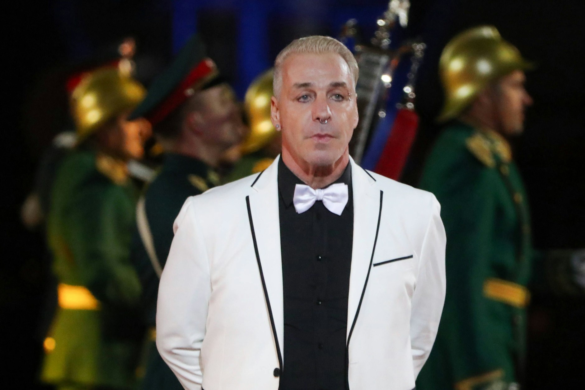 Der Rammstein-Sänger Till Lindemann 2021 in Moskau