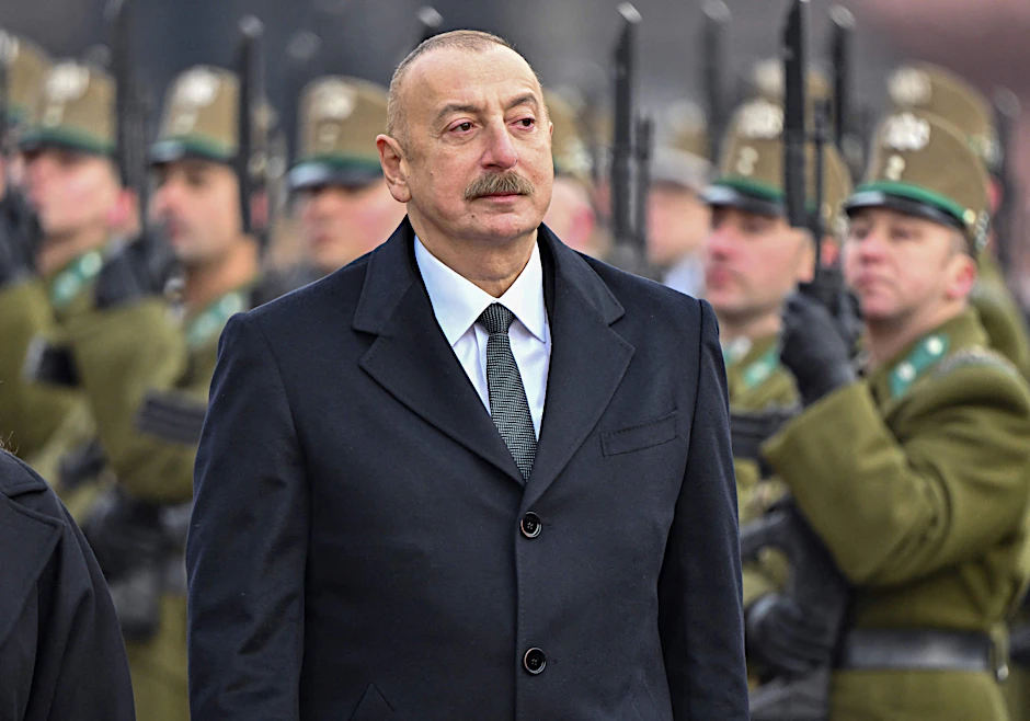 Aserbaidschans Präsident Ilham Aliyev. Das Land unterhält enge Beziehungen zu Israel, bemüht sich aber zugleich um stabile Beziehungen zum benachbarten Iran.