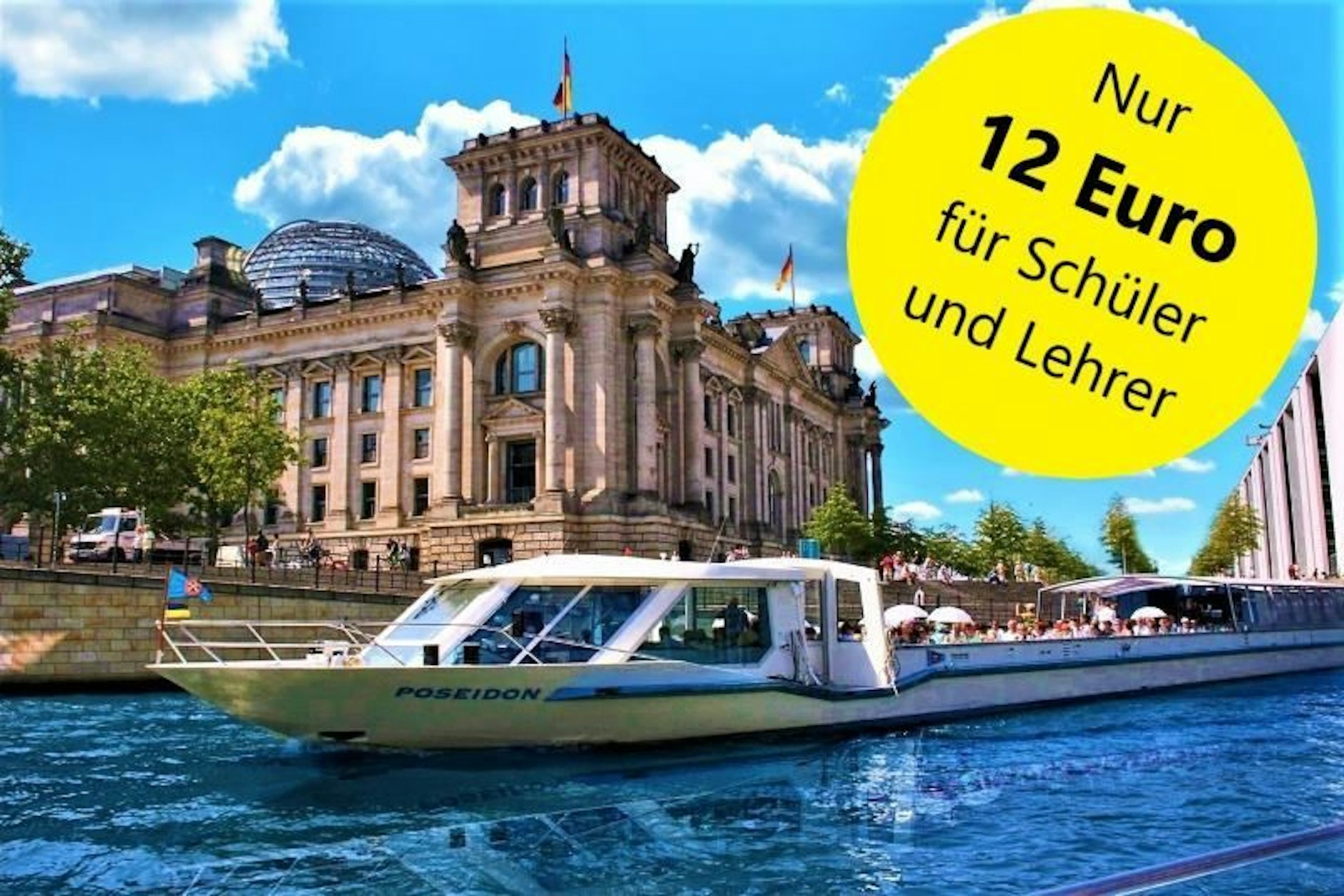 Eine entspannte Art Berlin kennenzulernen: ein Schiffstour auf der Spree.