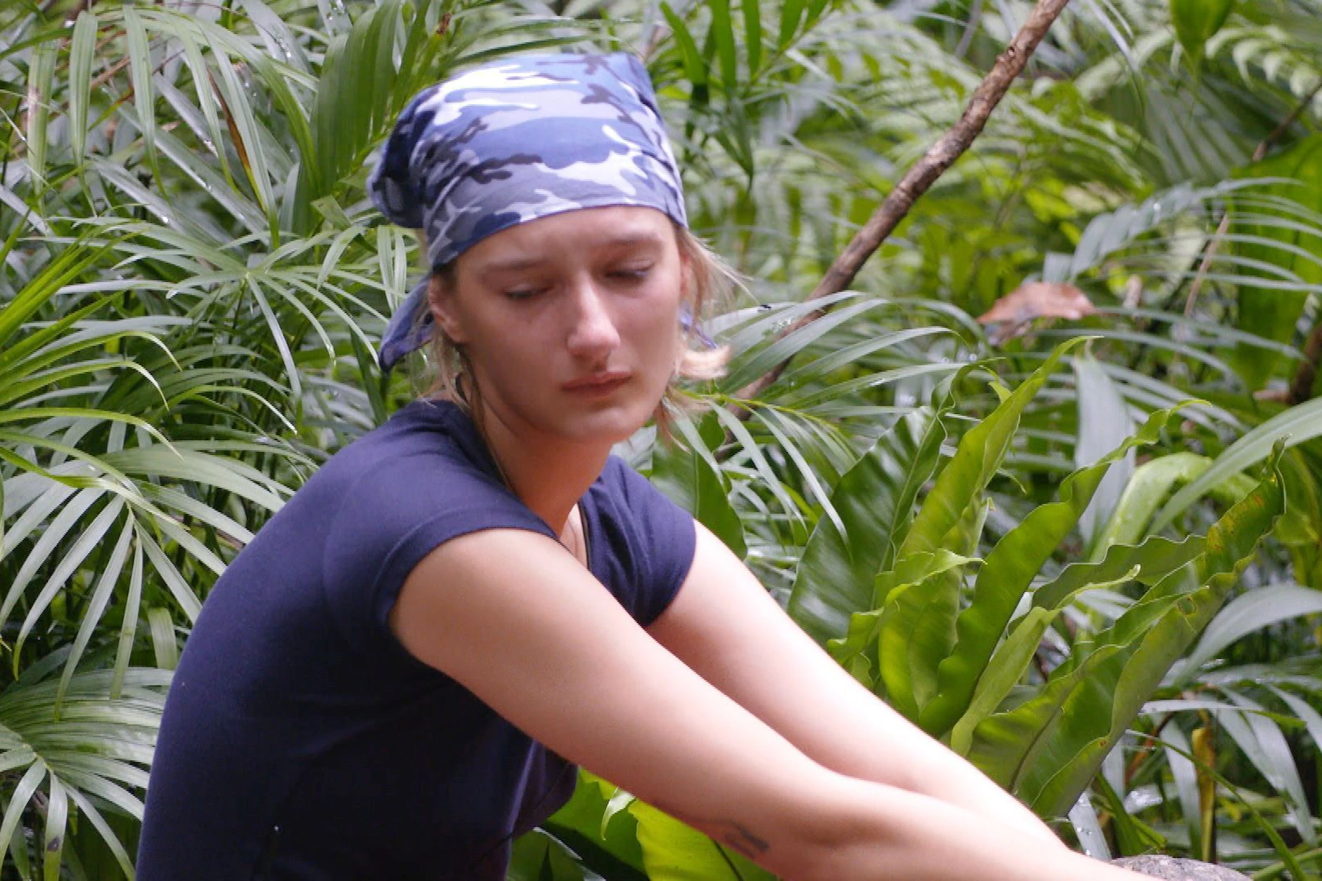 Anya Elsner im Dschungelcamp 2024.