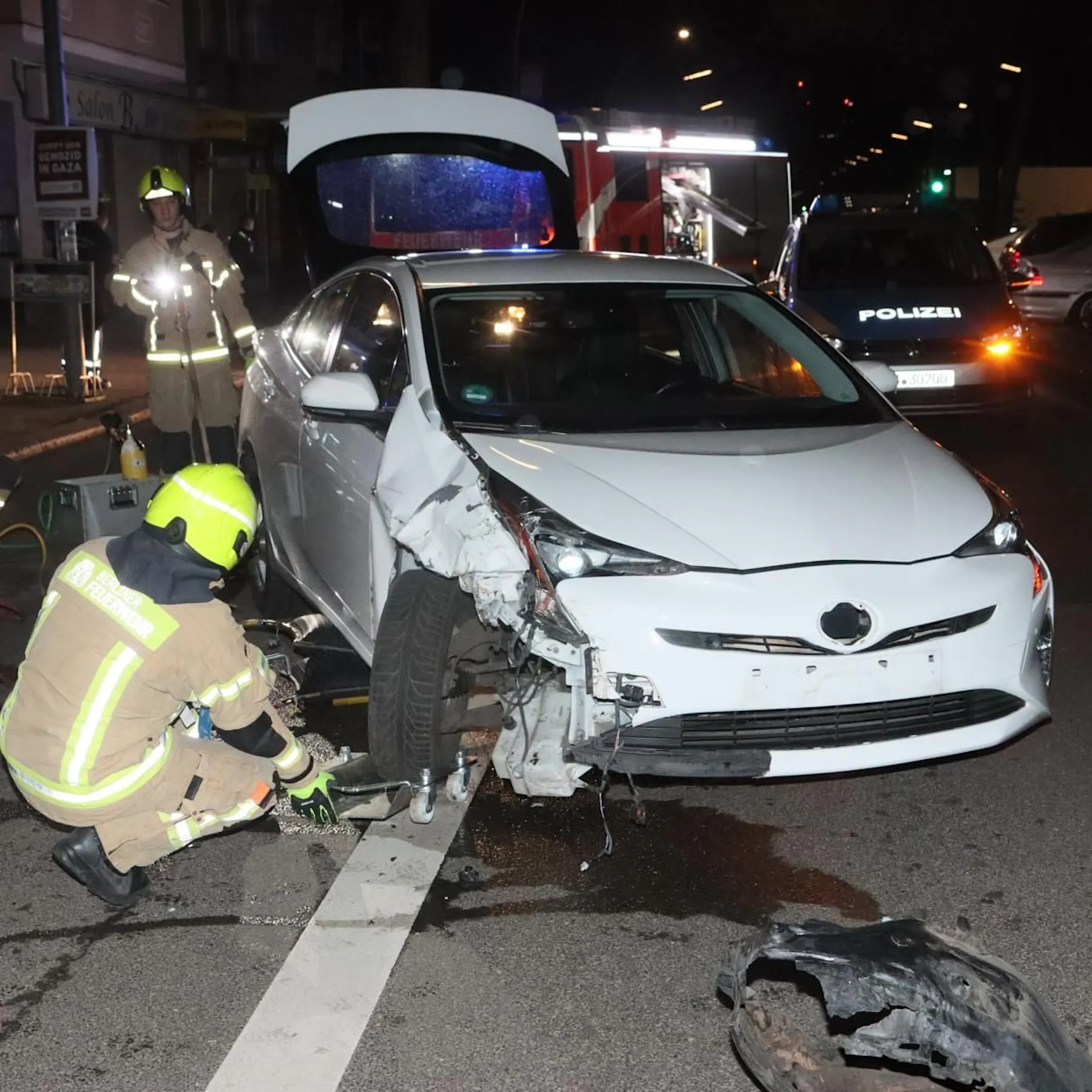 Auch das ist Berlin: Die Rumms-Nacht der wirklich saudummen Unfälle