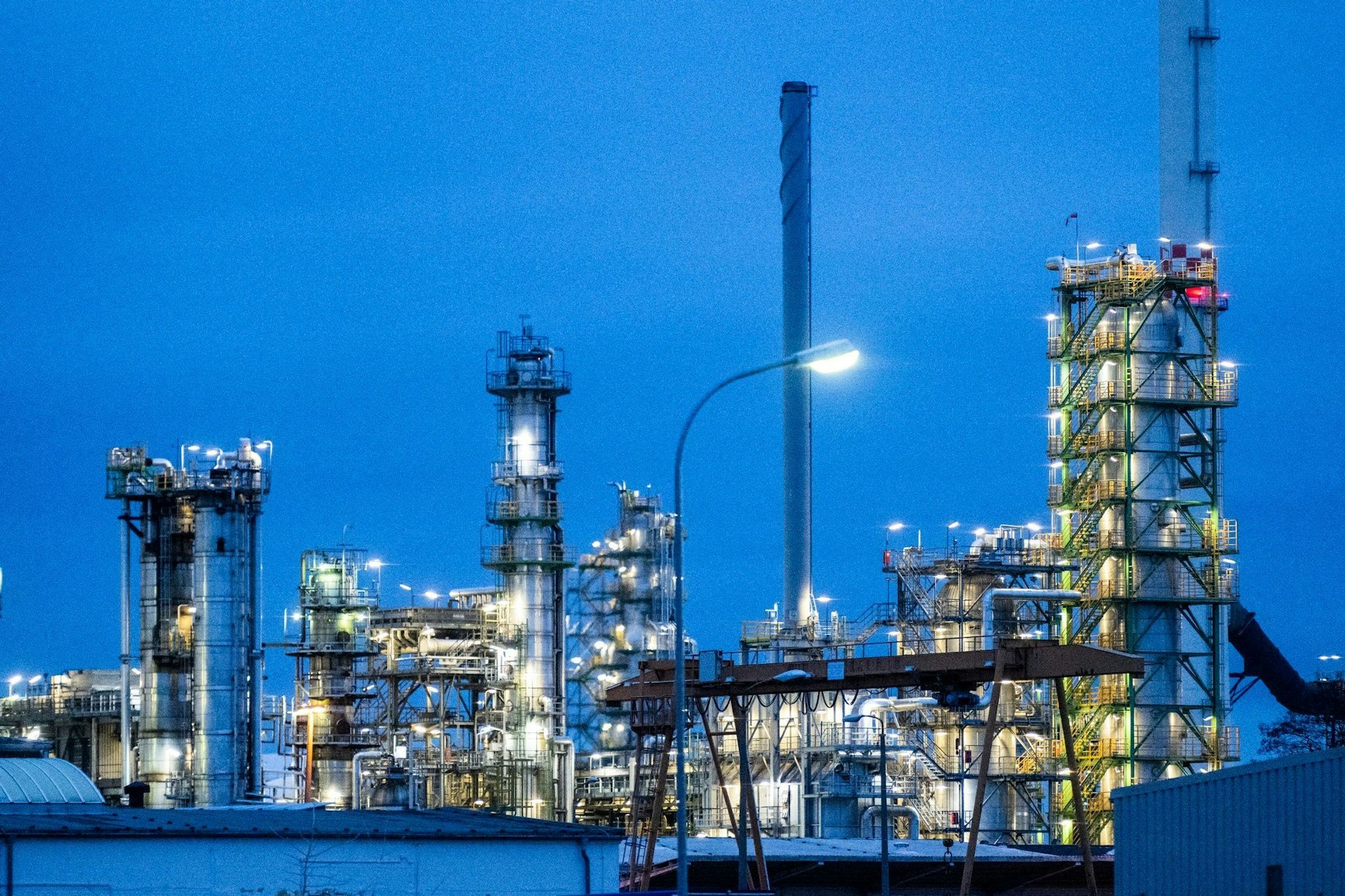 Auch betroffen: Raffinerie im deutschen Schwedt.