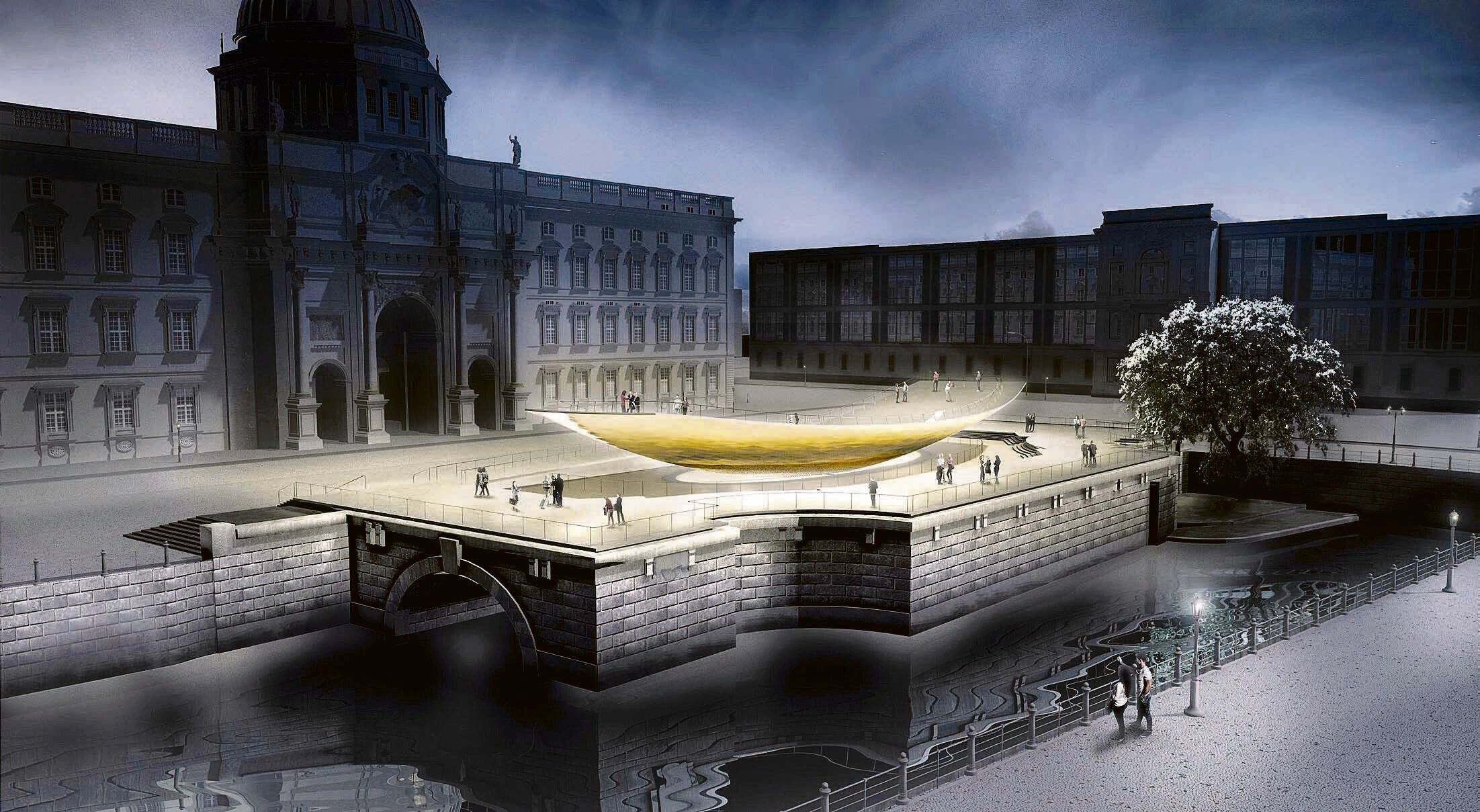 „Einheitswippe“: Wir waren auf der Baustelle des Denkmals zur Wiedervereinigung und erschraken