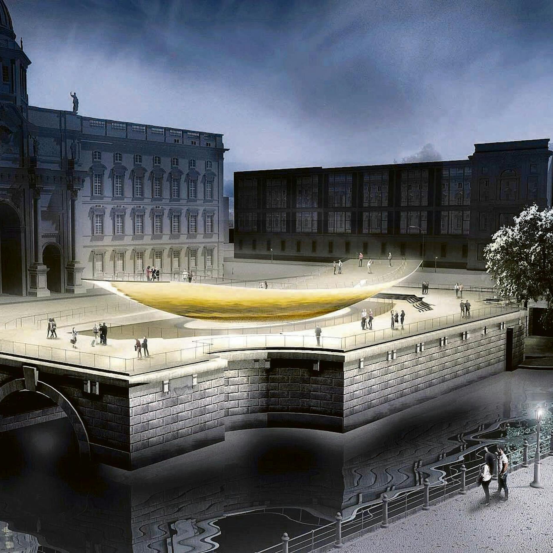 Image - „Einheitswippe“: Wir waren auf der Baustelle des Denkmals zur Wiedervereinigung und erschraken