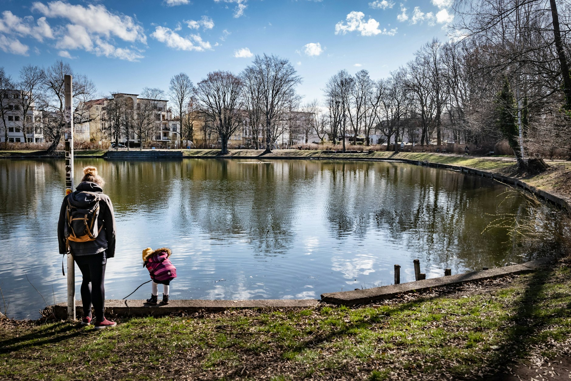 Der Wilhelmsruher See in Berlin-Pankow wurde umfassend saniert.