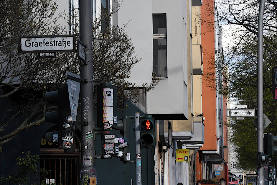 Graefestraße in Kreuzberg: Hier wurde in der Nacht auf Freitag geschossen.