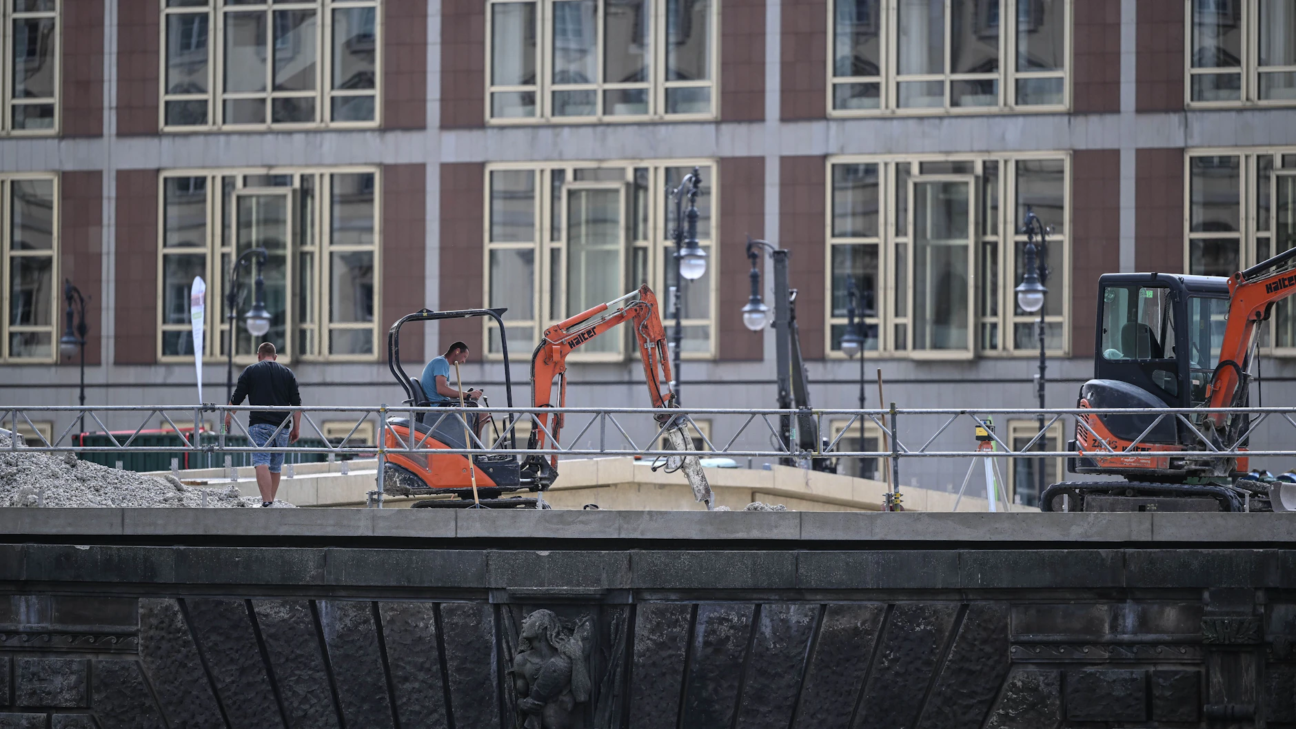 An diese Stelle soll die Einheitswippe kommen, wenn sie denn mal fertig wird.