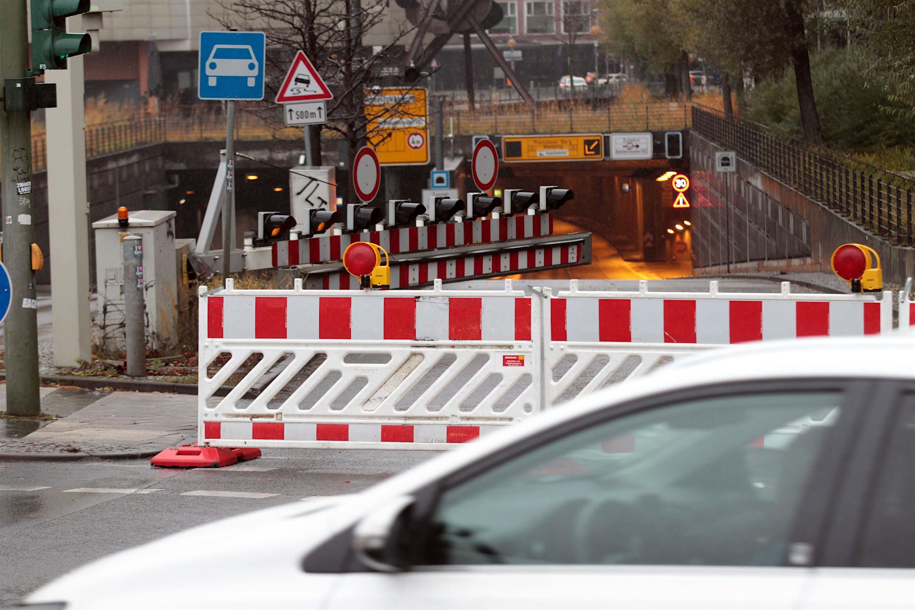 Massive Sperrungen: Tiergartentunnel nachts dicht