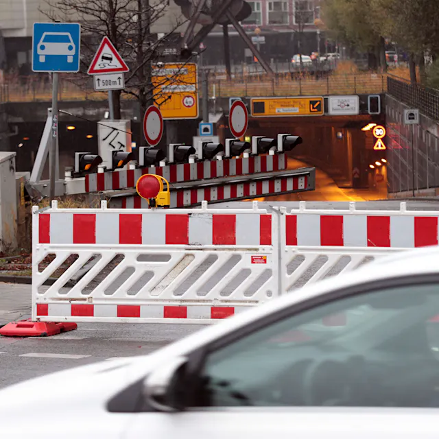 Massive Sperrungen: Tiergartentunnel nachts dicht