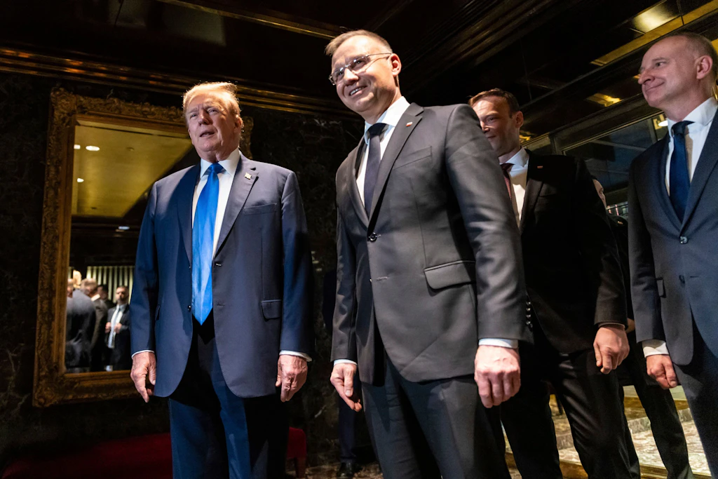 Donald Trump und Andrzej Duda