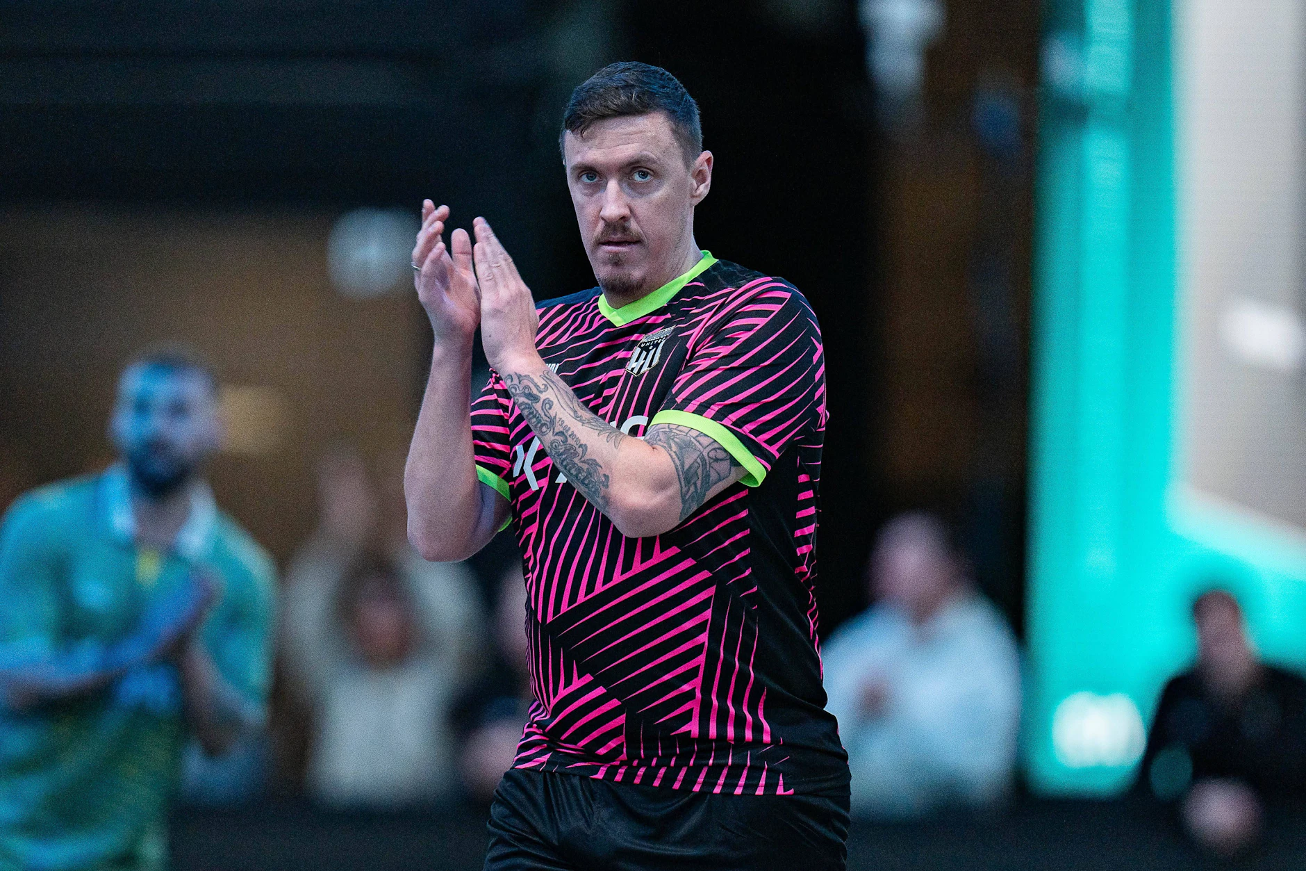 Mit Bäuchlein und Spaß dabei: In der Baller League sah man Max Kruse zuletzt Fußball spielen.