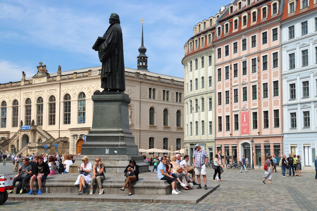 Der Neumarkt in Dresden