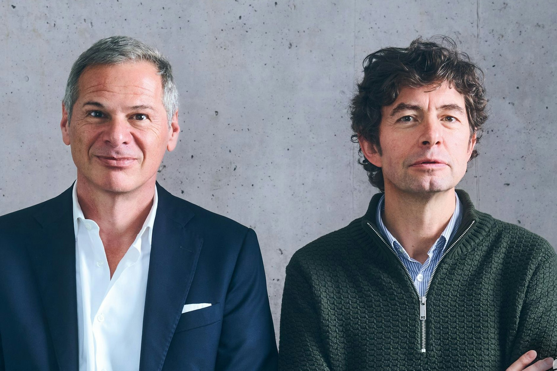 Georg Mascolo (l.) und Christian Drosten auf dem Cover des Buchs „Alles überstanden?“