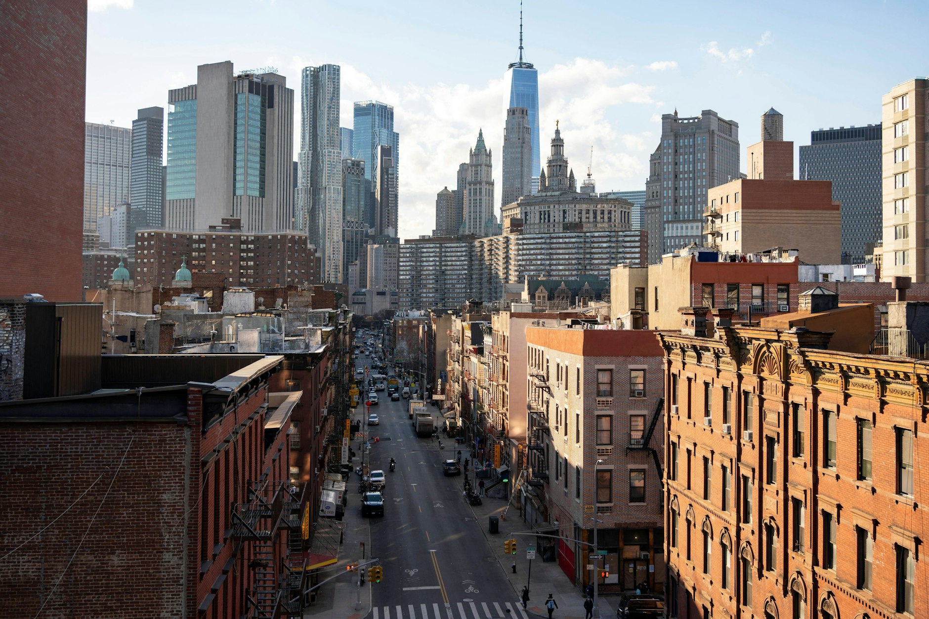 Blick auf die Lower East Side in New York.