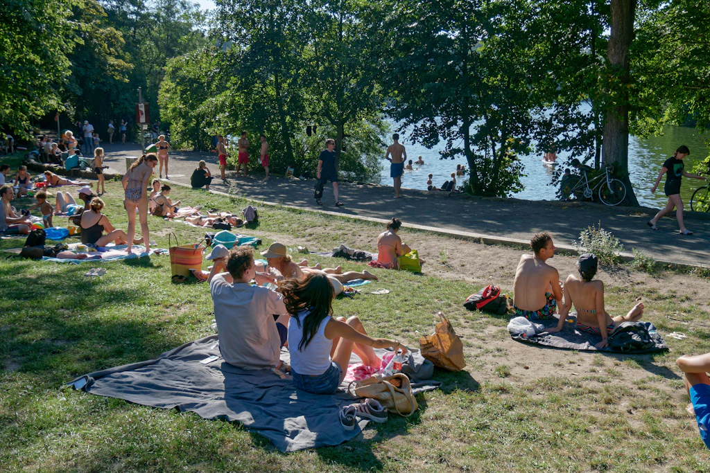 Die Wasserqualität an den Berliner Badeseen ist derzeit gut.